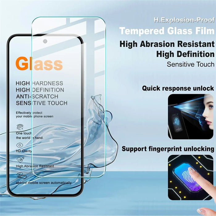 IMAK H Series For Realme 16 5G Tempered Glass Screen Protector Shatter-Proof Protection (Not Complete Coverage) - Transparent - 2
