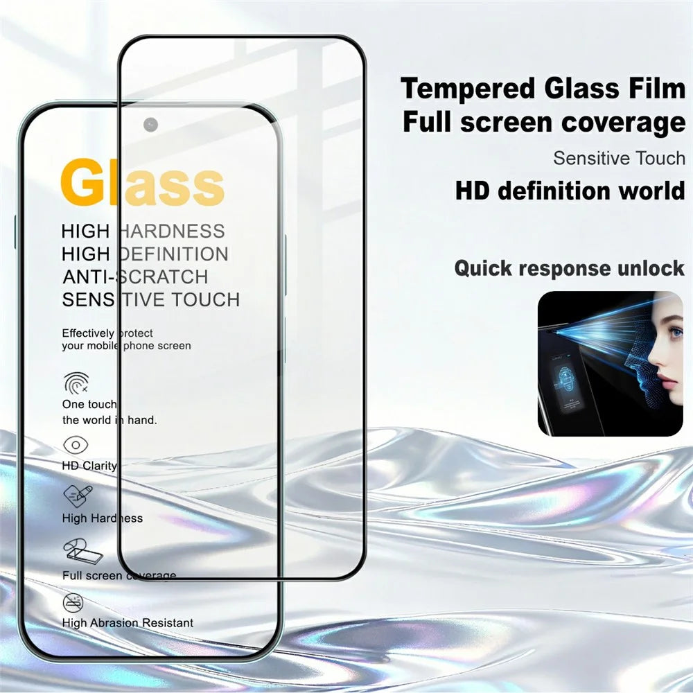 IMAK Pro+ Series For Huawei nova 15 Max / Enjoy 90 Pro Max / Pura 90 Tempered Glass Full Screen Protector Sensitive Touch Film - Transparent - 2