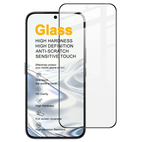 IMAK Pro+ Series For TECNO Camon 50 4G Screen Protector Full Coverage Tempered Glass Film (Fingerprint Unlock) - Transparent - 1