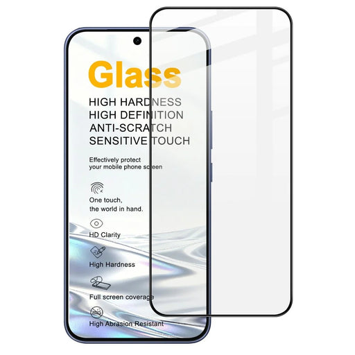 IMAK Pro+ Series For vivo V70 FE 5G / Y600 Pro 5G Screen Protector Full Coverage Tempered Glass Film (Fingerprint Unlock) - Transparent - 1