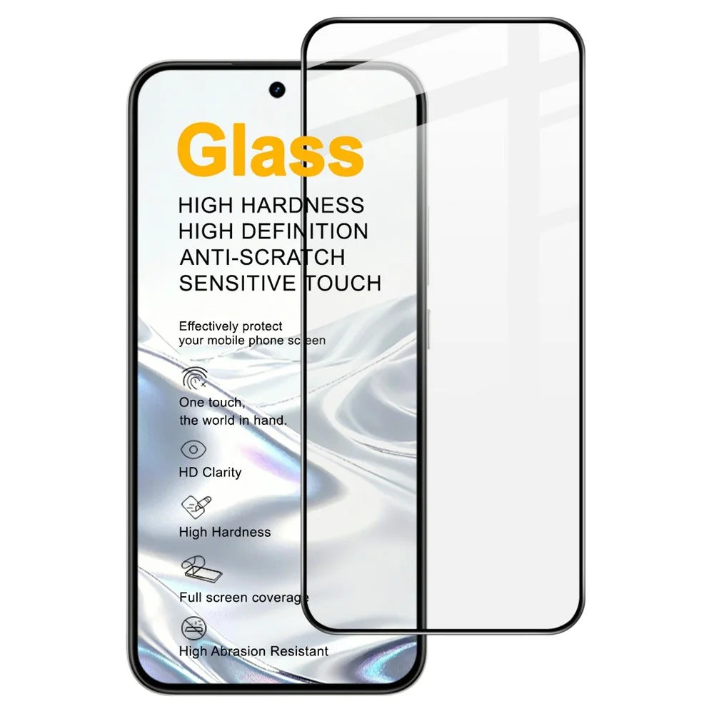 IMAK Pro+ Series For Realme 16 5G Screen Protector Full Coverage Tempered Glass Film (Fingerprint Unlock) - Transparent - 1