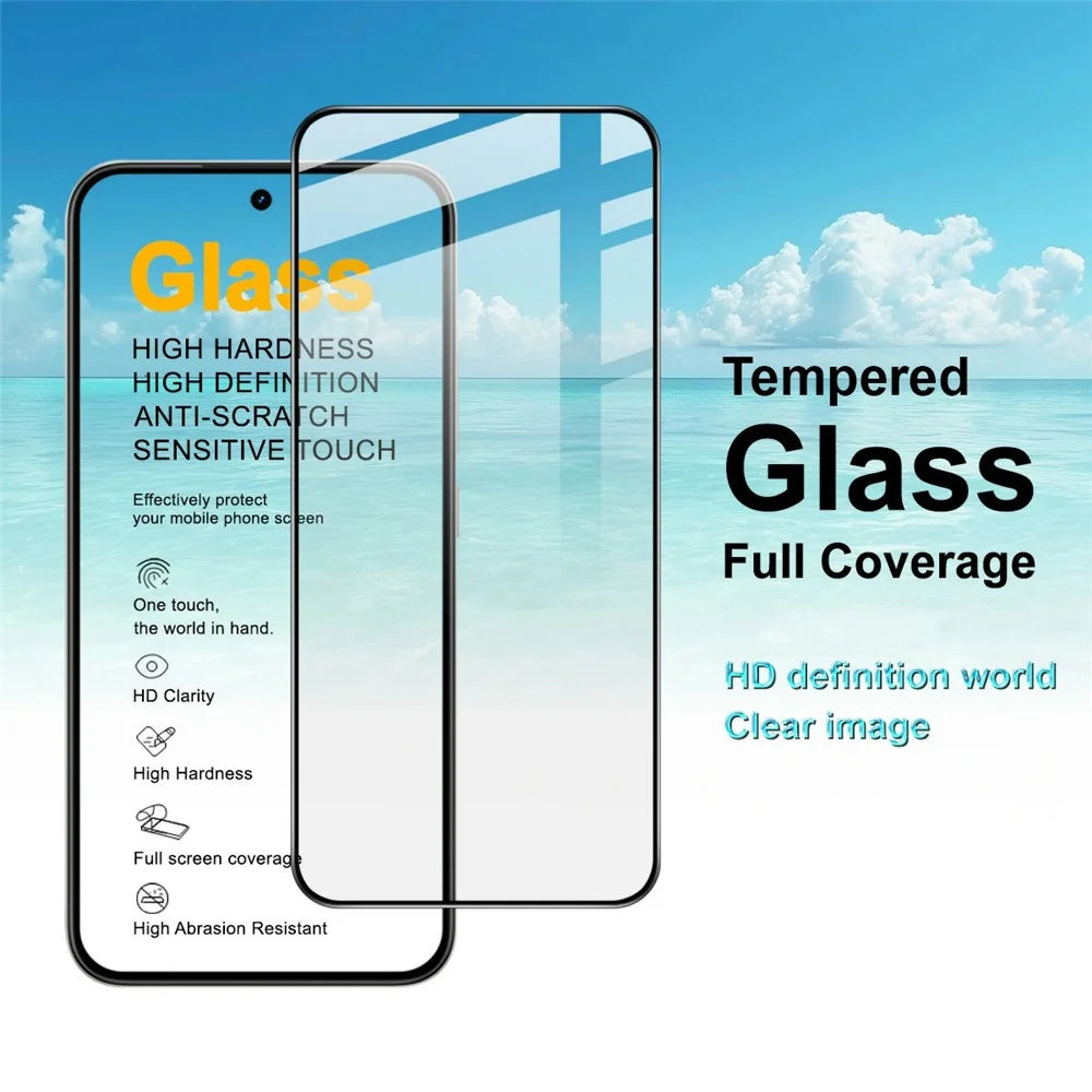 IMAK Pro+ Series For Realme 16 5G Screen Protector Full Coverage Tempered Glass Film (Fingerprint Unlock) - Transparent - 7