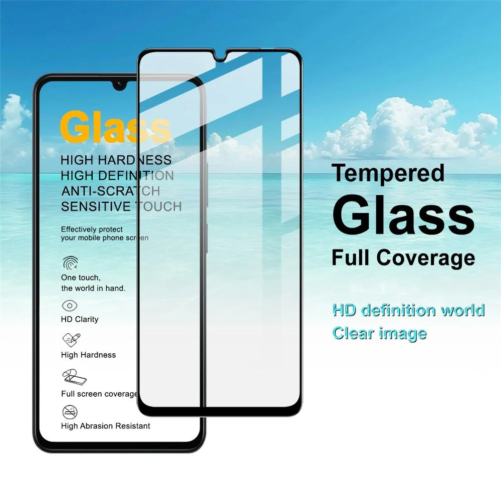 IMAK Pro+ Series For Realme Note 80 4G / Note 70 4G  /  Narzo 80 Lite 4G  /  P4 Lite 4G Tempered Glass Full Screen Protector Sensitive Touch Film - Transparent - 7