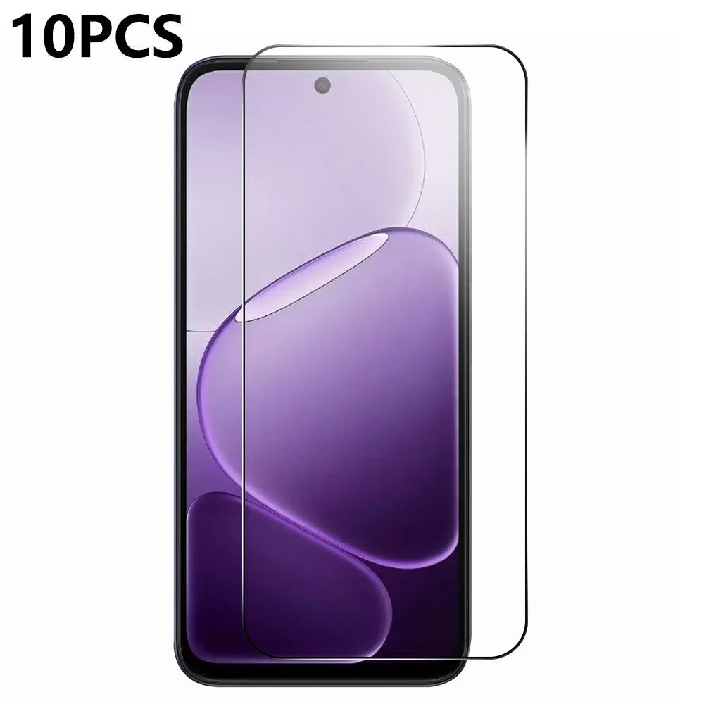 RURIHAI 10Pcs High Aluminium-Silicon Glass Film For Oppo K14 5G / K14x 5G Full Glue 0.26mm 2.5D Full Screen Protector - 1