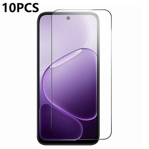 RURIHAI 10Pcs High Aluminium-Silicon Glass Film For Oppo K14 5G / K14x 5G Full Glue 0.26mm 2.5D Full Screen Protector - 1