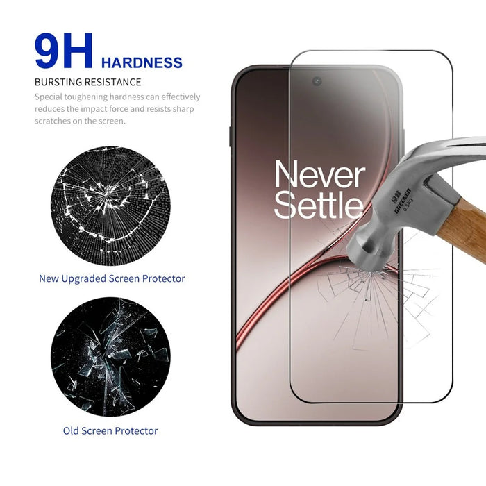 RURIHAI 10Pcs For Oppo K15 Pro 5G High Aluminium-Silicon Glass Film Full Glue 0.26mm 2.5D Full Screen Protector - 3