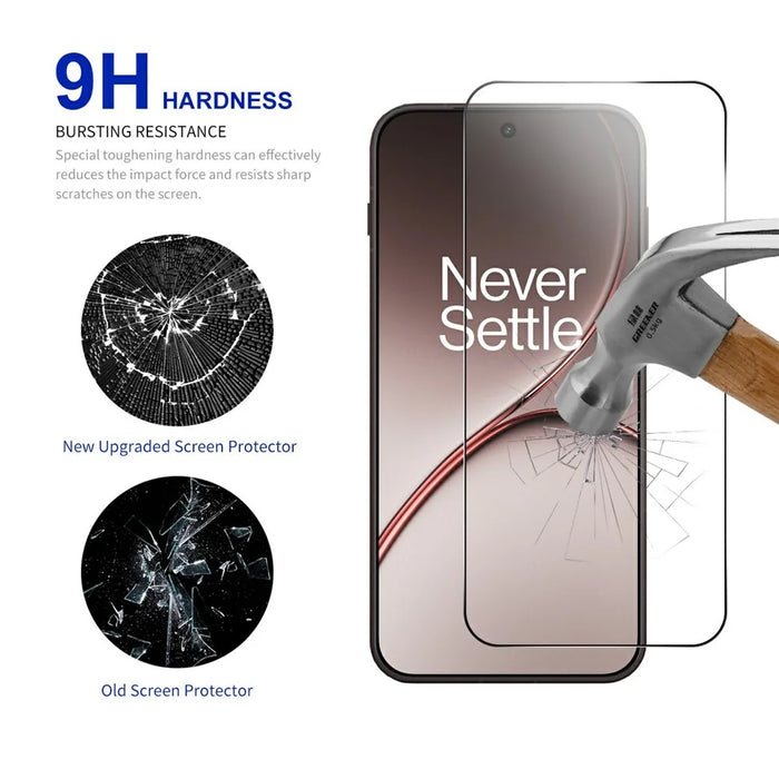 RURIHAI 10Pcs For Oppo K15 Pro+ 5G High Aluminium-Silicon Glass Film Full Glue 0.26mm 2.5D Full Screen Protector - 3