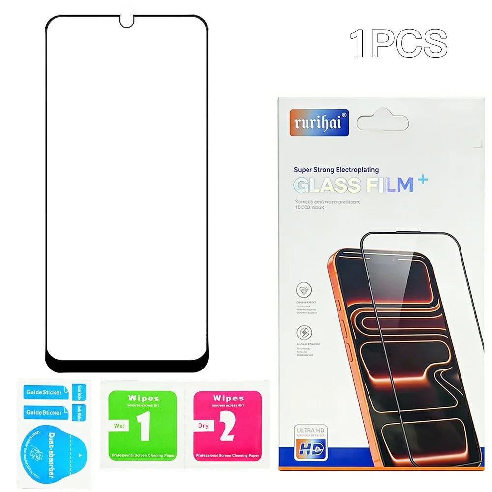 RURIHAI For Samsung Galaxy M17e 5G Screen Protector High Aluminum-Silicon Glass Phone Screen Film - 7
