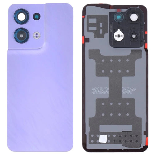 For Oppo Reno8 5G (Global Version) Battery Housing Back Cover Replacement Part - Purple - 1