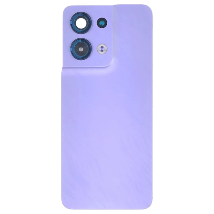 For Oppo Reno8 5G (Global Version) Battery Housing Back Cover Replacement Part - Purple - 2