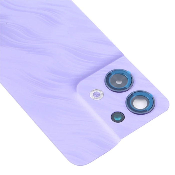 For Oppo Reno8 5G (Global Version) Battery Housing Back Cover Replacement Part - Purple - 4
