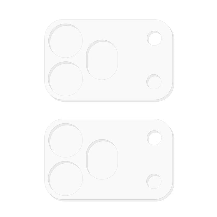 2Pcs For Honor 600 Pro 5G Full Coverage Camera Lens Protector 3D Arc Edge Anti-Scratch Tempered Glass Lens Film - Transparent - 2