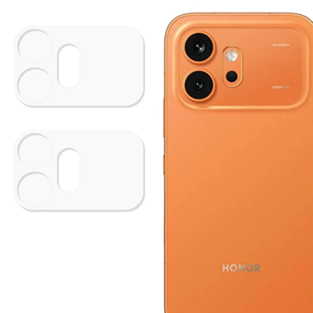 2Pcs For Honor 600 5G Full Coverage Camera Lens Protector 3D Arc Edge Anti-Scratch Tempered Glass Lens Film - Transparent - 1