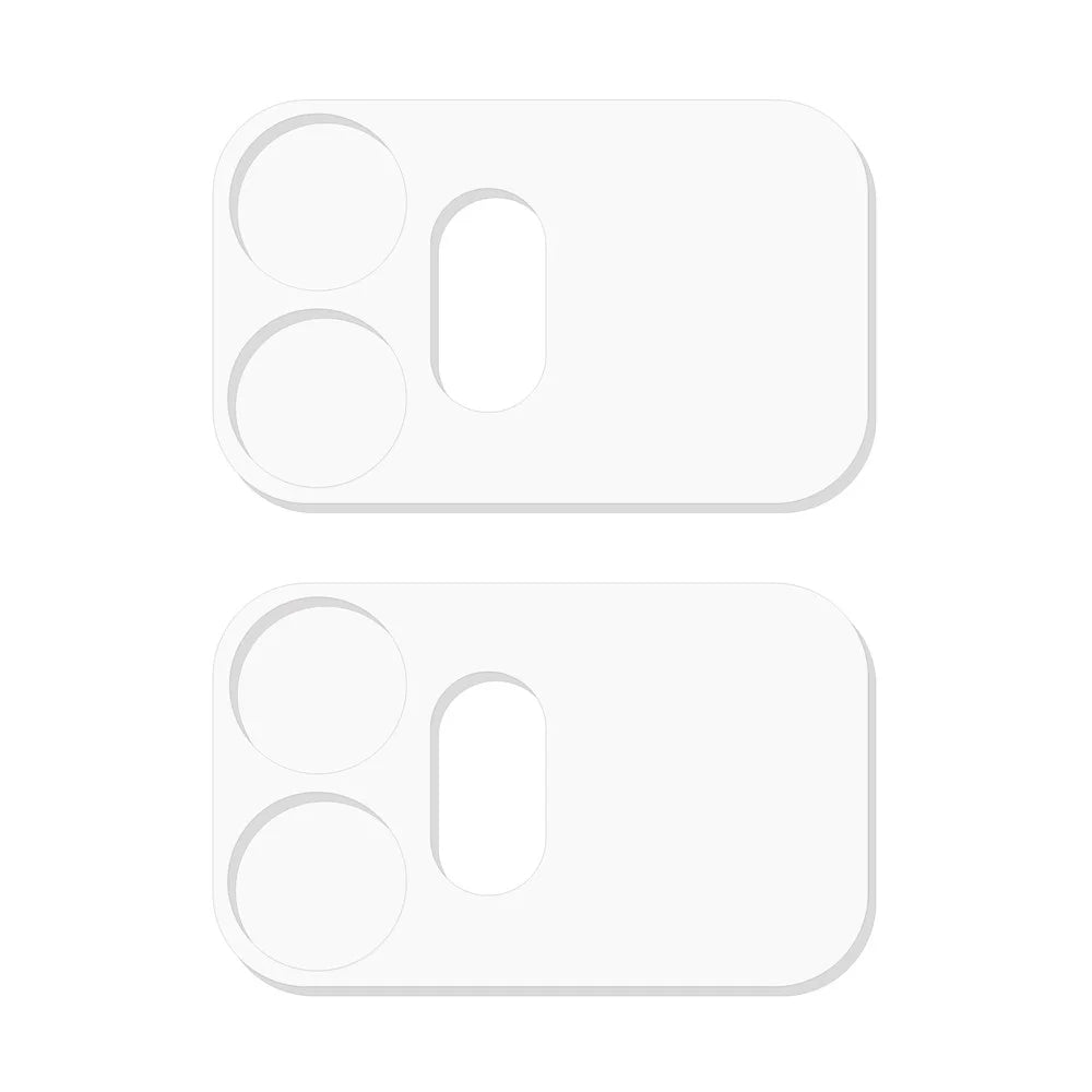 2Pcs For Honor 600 5G Full Coverage Camera Lens Protector 3D Arc Edge Anti-Scratch Tempered Glass Lens Film - Transparent - 2