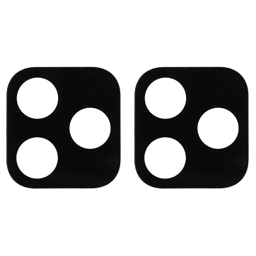 2Pcs For Honor X8d 4G Full Coverage Camera Lens Protector Silk Printing Tempered Glass Lens Film 3D Arc Edge - Black - 2