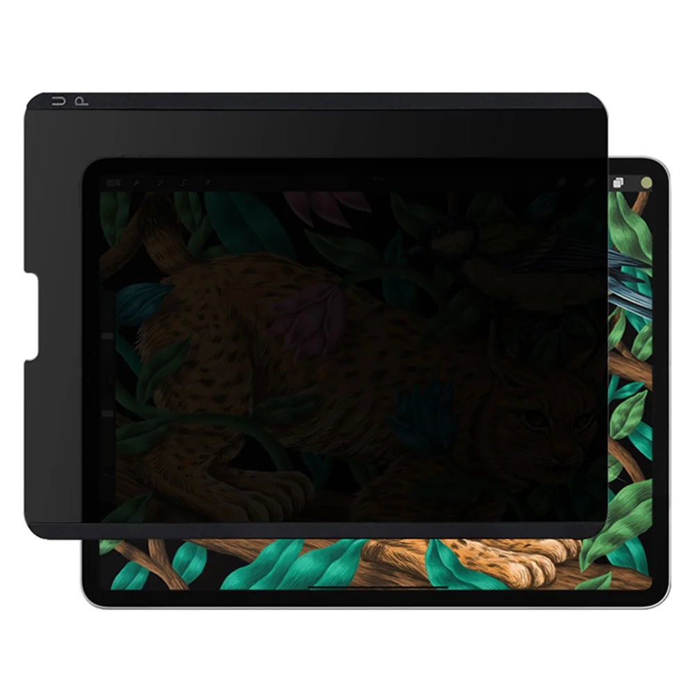 For iPad Air (2020) / (2022) / iPad Pro 11 (2022) / (2021) / (2020) Anti-peep Privacy Protection Screen Protector Magnetic Absorption Anti-glare Full Coverage PET Film - 1