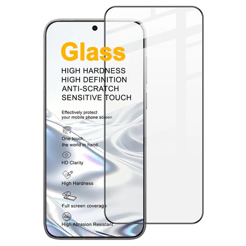 IMAK Pro+ Series For vivo X300s 5G Screen Protector Full Coverage Tempered Glass Film (Fingerprint Unlock) - Transparent - 1