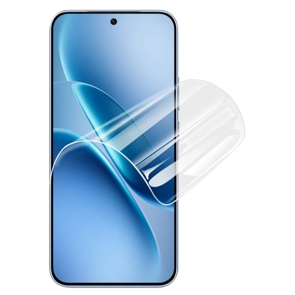 IMAK Hydrogel Film 4th For vivo iQOO Z11 5G / Y600 Pro 5G Full Screen Protector Ultra Clear Full Glue Soft TPU Film (Fingerprint Unlock) - Transparent - 3