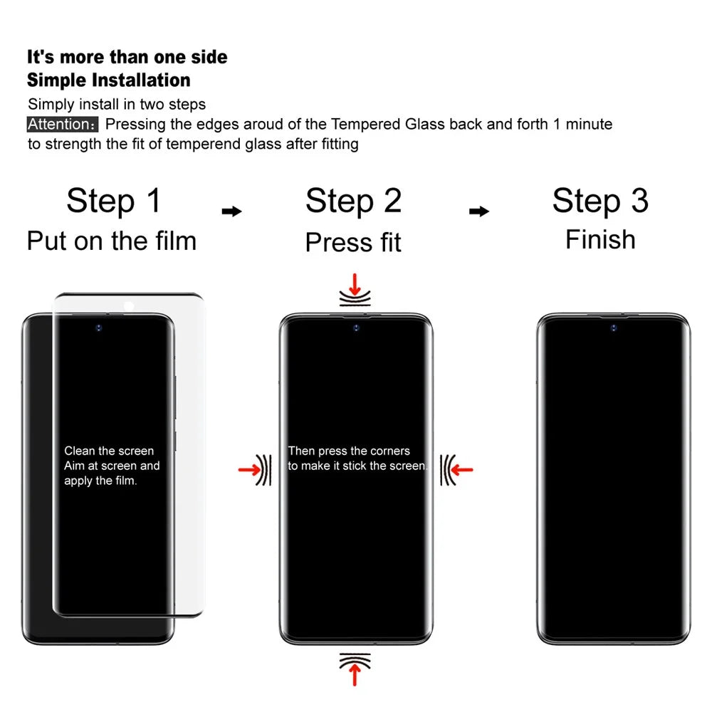 IMAK For Realme P4 Power 5G  /  Narzo Power 5G Full Screen Protector Side Glue 3D Curved Tempered Glass Film (No Edge Version) (Fingerprint Unlock) - Transparent - 6