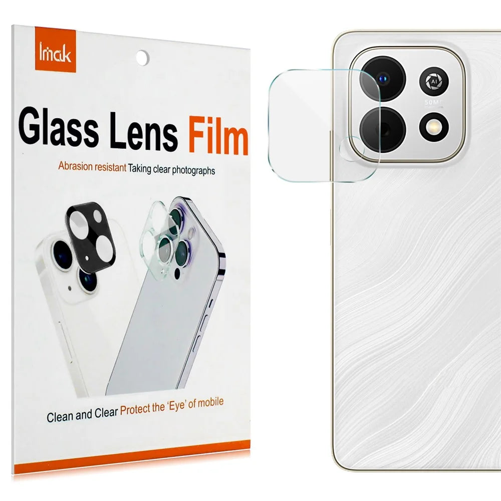 IMAK For Huawei Enjoy 90 Plus Camera Lens Protector Slim Tempered Glass Full Coverage Lens Film - Transparent - 7
