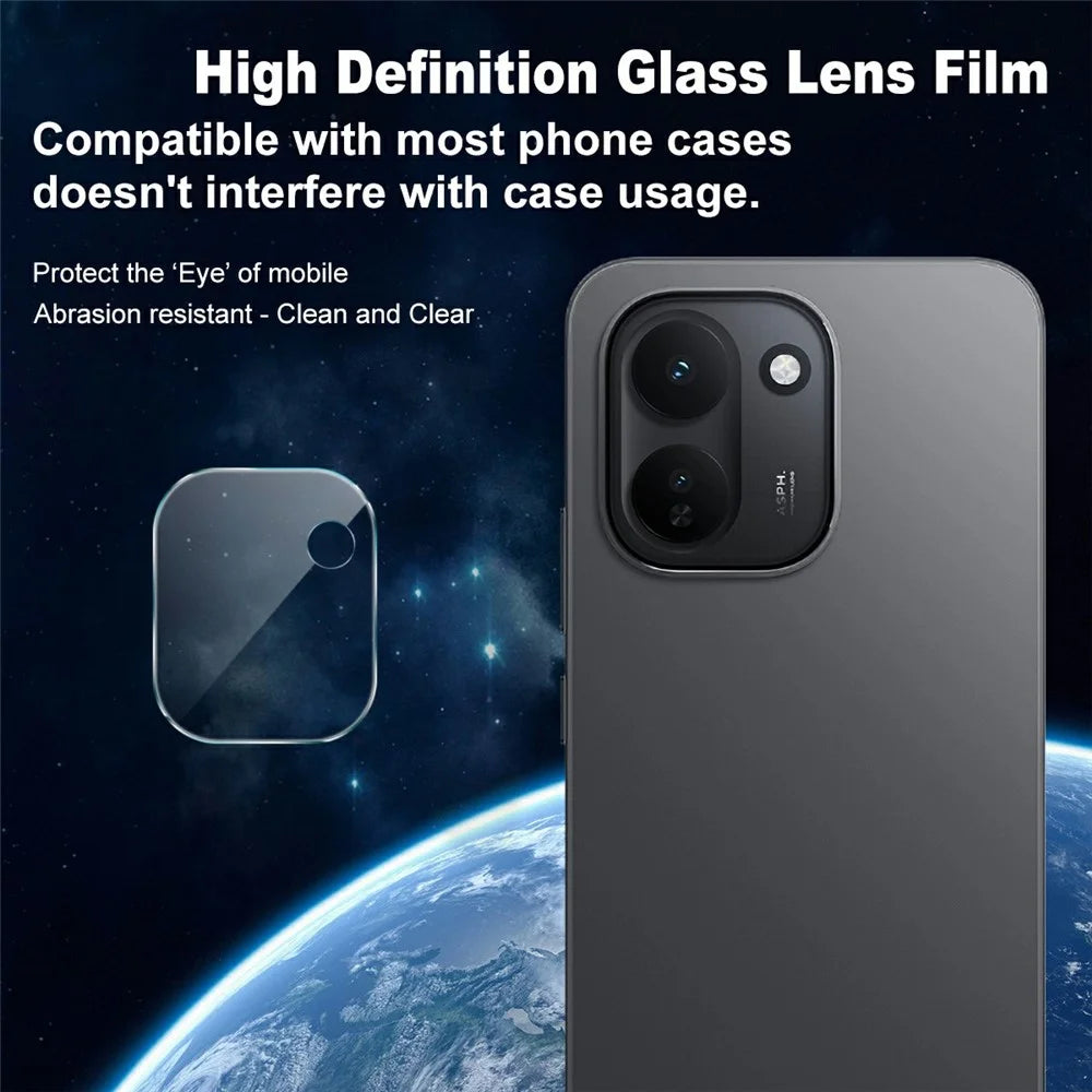 IMAK For vivo iQOO Z11 5G Camera Lens Protector Slim Tempered Glass Full Coverage Lens Film - Transparent - 2