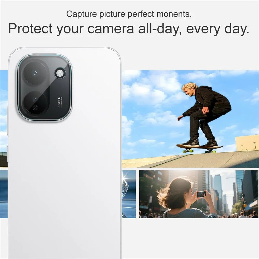 IMAK For vivo iQOO Z11 5G Camera Lens Protector Slim Tempered Glass Full Coverage Lens Film - Transparent - 5
