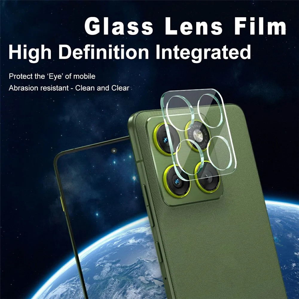 IMAK For Motorola Edge 70 5G  /  Moto X70 Air 5G Tempered Glass Full Cover Camera Lens Protector + Acrylic Lens Cap - Transparent - 2
