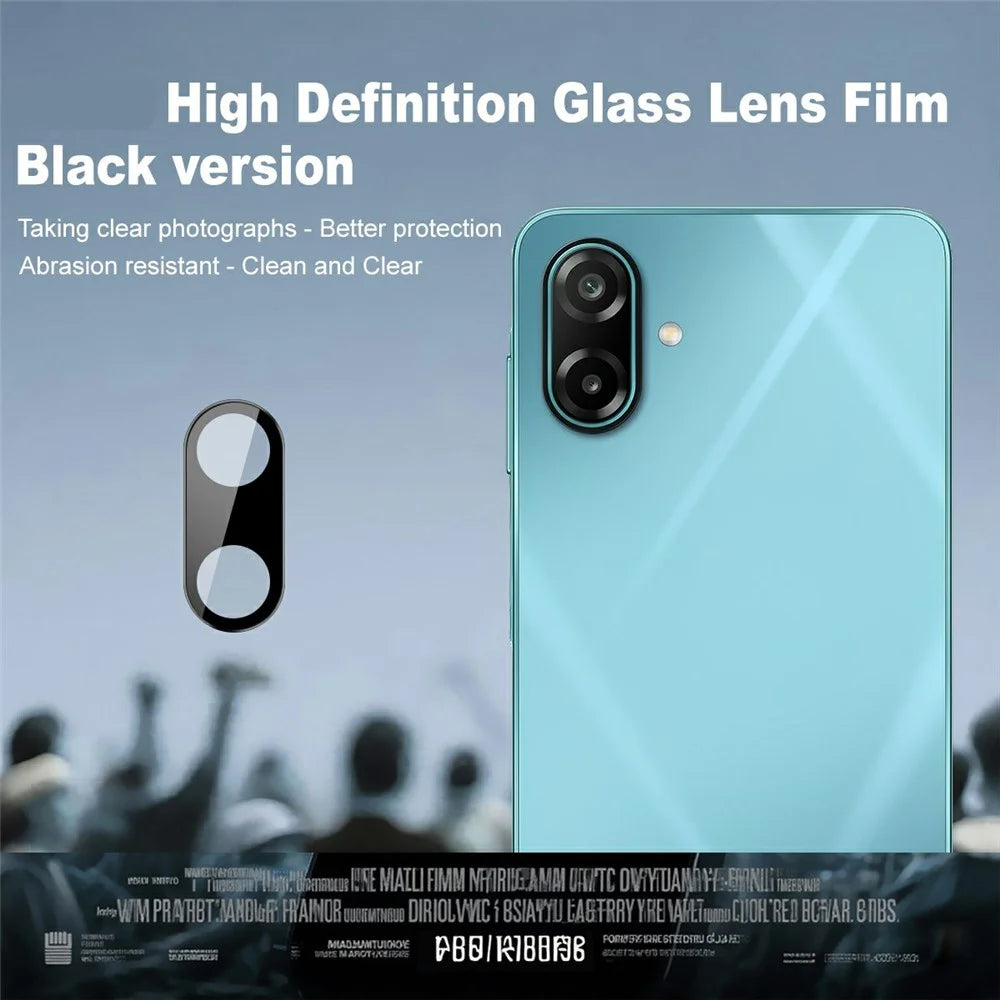 IMAK For Samsung Galaxy M17e 5G Camera Lens Protector Tempered Glass HD Clear Full Cover Lens Film - Black - 2