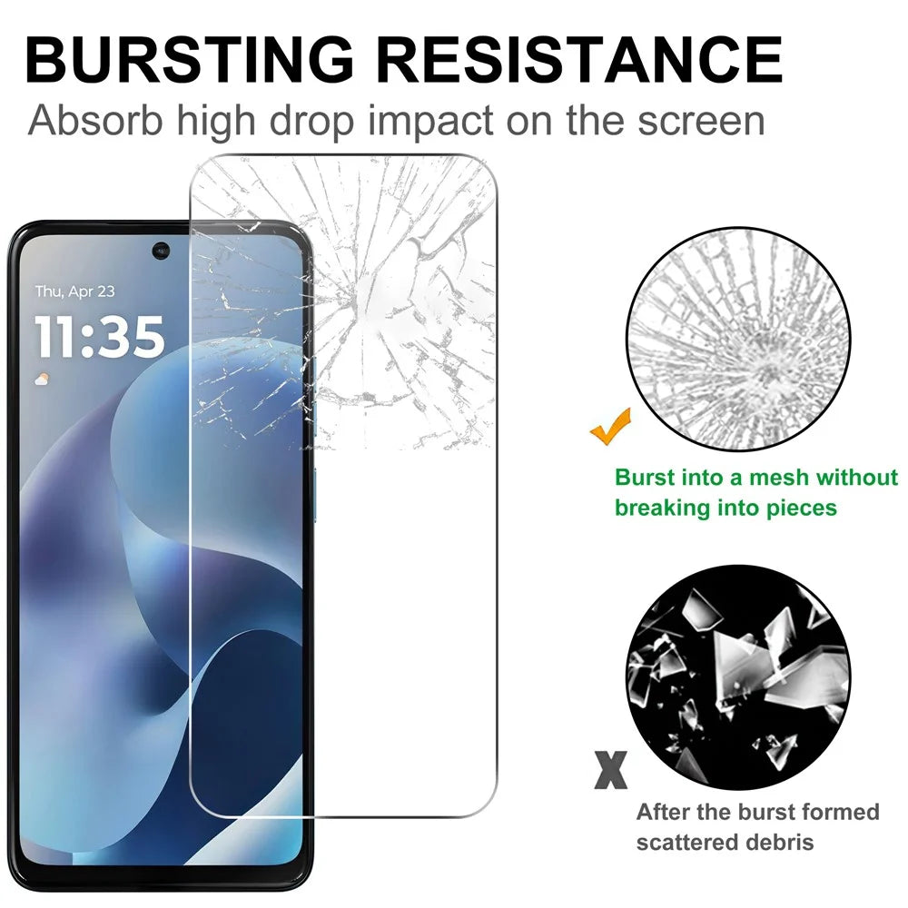 For Motorola Moto G17 Power 4G / G17 4G / G15 4G / G15 Power 4G Screen Protector 2.5D HD Tempered Glass Film (Not Complete Coverage) - Transparent - 4