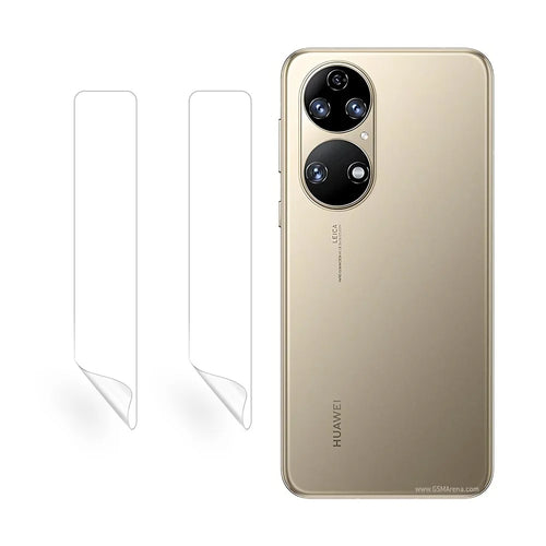 RURIHAI 2Pcs  /  Set Side Sticker for Huawei P50 Pocket Crystal Clear Frame Protective Film 0.1mm Ultra-Thin Full Glue Side Stickers - 1