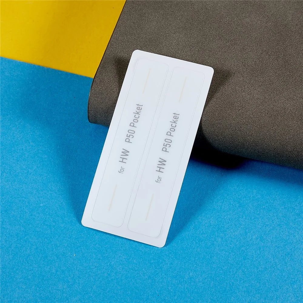 RURIHAI 2Pcs  /  Set Side Sticker for Huawei P50 Pocket Crystal Clear Frame Protective Film 0.1mm Ultra-Thin Full Glue Side Stickers - 3