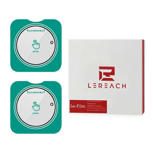 LEREACH 2Pcs for OnePlus 13 Camera Lens Protector Full Cover High Aluminium-silicon Glass Lens Film with Auto-Align Installation Frame - Transparent with Black Edge - 1