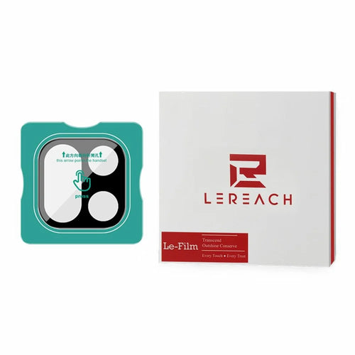 LEREACH For OnePlus 15 5G Camera Lens Protector Full Cover High Aluminium-silicon Glass Lens Film with Auto-Align Installation Frame - Black - 1