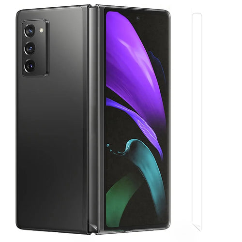RURIHAI 2Pcs  /  Set For Samsung Galaxy Z Fold2 5G Side Sticker, Crystal Clear Frame Protective Film 0.1mm Ultra-Thin Full Glue Side Stickers - 1