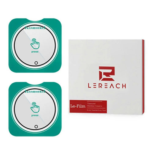 LEREACH 2Pcs for Honor Magic6 Pro 5G Camera Lens Protector Full Cover High Aluminium-silicon Glass Lens Film with Auto-Align Installation Frame - Transparent with Black Edge - 1