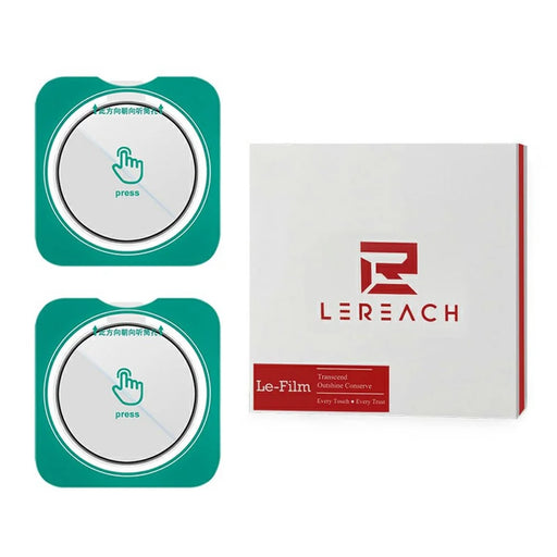 LEREACH 2Pcs for Honor Magic7 5G Camera Lens Protector Tempered Glass Diamond Shield Auto-Align Invisible Thin Film - Transparent with Black Edge - 1