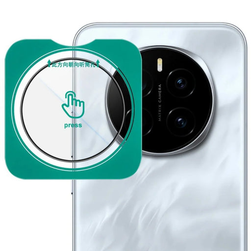 LEREACH 2Pcs for Honor Magic7 5G Camera Lens Protector Tempered Glass Diamond Shield Auto-Align Invisible Thin Film - Transparent with Black Edge - 2