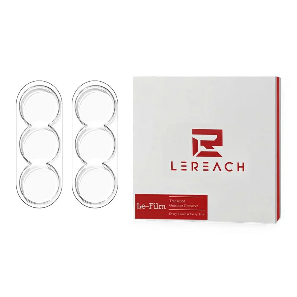 LEREACH 2Pcs for Samsung Galaxy A57 5G Camera Lens Protector 3D Full Coverage Tempered Glass Acrylic One-Piece Lens Film - Transparent - 1