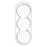 LEREACH 2Pcs for Samsung Galaxy A57 5G Camera Lens Protector 3D Full Coverage Tempered Glass Acrylic One-Piece Lens Film - Transparent - 2