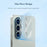 LEREACH 2Pcs for Samsung Galaxy A57 5G Camera Lens Protector 3D Full Coverage Tempered Glass Acrylic One-Piece Lens Film - Transparent - 4