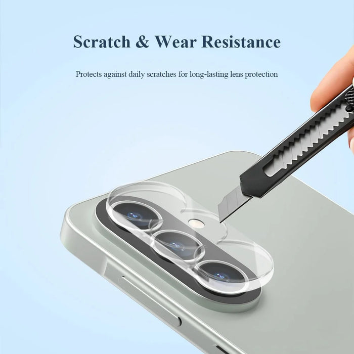 LEREACH 2Pcs for Samsung Galaxy A57 5G Camera Lens Protector 3D Full Coverage Tempered Glass Acrylic One-Piece Lens Film - Transparent - 6