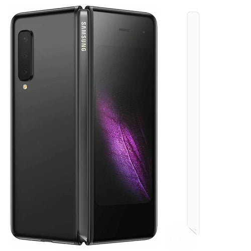 RURIHAI 2Pcs  /  Set For Samsung Galaxy Z Fold 5G Side Sticker Frame Protective Film 0.1mm Ultra-Thin Crystal Clear Full Glue Side Stickers - 1