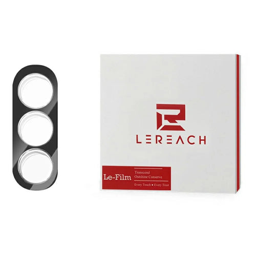 LEREACH for Samsung Galaxy S26+ Camera Lens Protector 3D Full Coverage Tempered Glass Acrylic One-Piece Lens Film - Black - 1