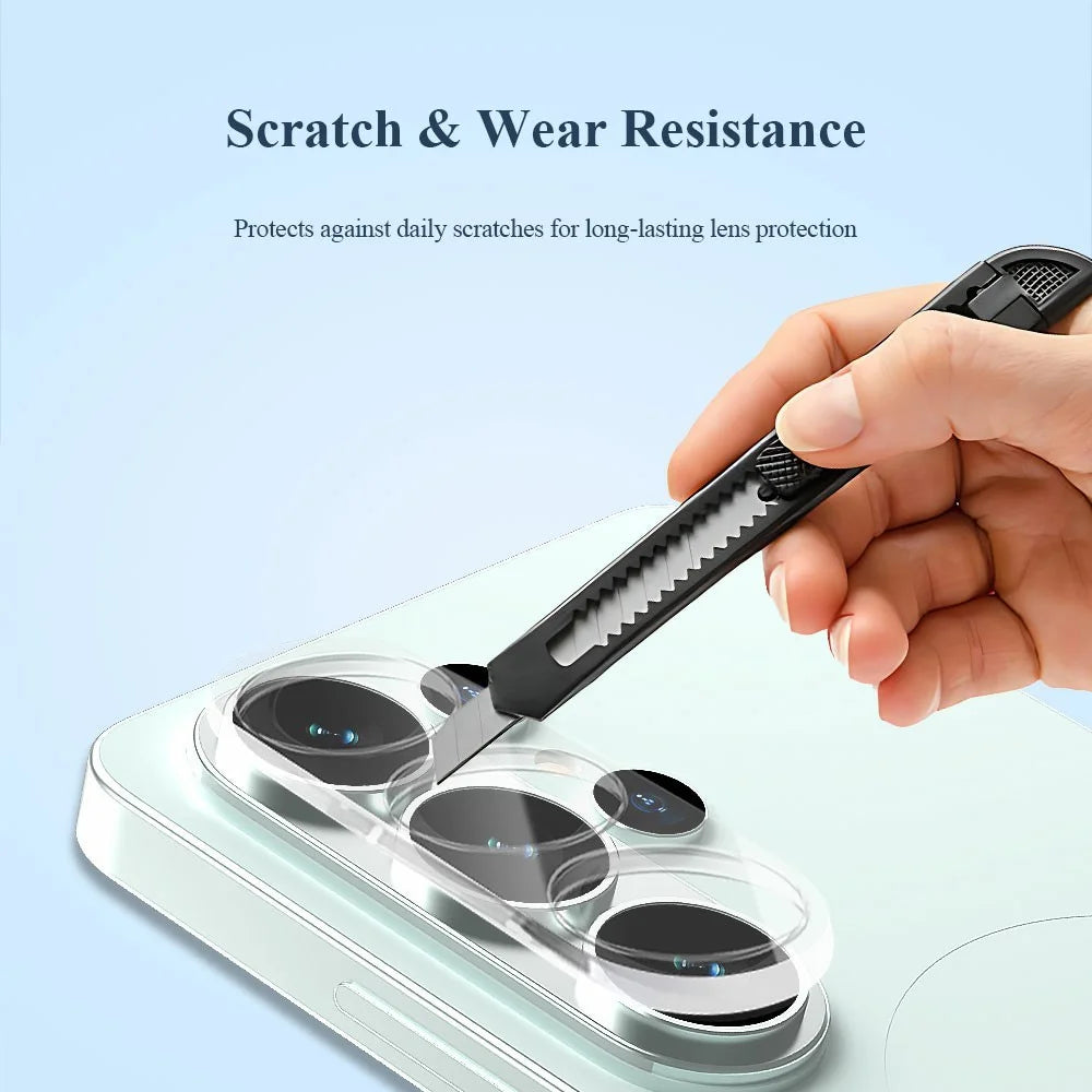 LEREACH For Samsung Galaxy S26 Ultra Main Camera Lens Protector 3D Full Coverage Tempered Glass Acrylic Lens Film - Transparent - 6