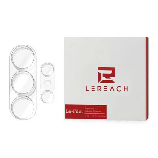 LEREACH For Samsung Galaxy S26 Ultra 1 Set Main and Secondary Camera Lens Protector 3D Full Coverage Tempered Glass Lens Film - Transparent - 1