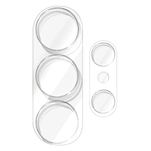 LEREACH For Samsung Galaxy S26 Ultra 1 Set Main and Secondary Camera Lens Protector 3D Full Coverage Tempered Glass Lens Film - Transparent - 2