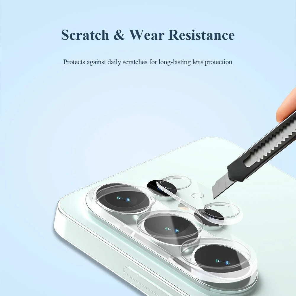 LEREACH For Samsung Galaxy S26 Ultra 2 Sets Main and Secondary Camera Lens Protector 3D Full Coverage Tempered Glass Lens Film - Transparent - 6