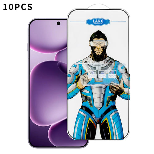 For Oppo Find X8s+ 5G 10Pcs High Definition Tempered Glass Anti-fingerprint Anti-static Electroplating Full Screen Protector - Transparent - 1