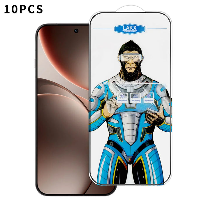 For Oppo Find X9 Pro 5G 10Pcs High Definition Tempered Glass Anti-fingerprint Anti-static Electroplating Full Screen Protector - Transparent - 1