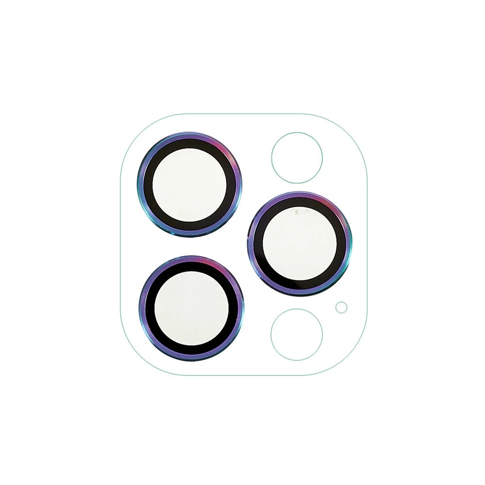 RURIHAI Phone Rear Camera Lens Protector For iPhone 14 Pro / 14 Pro Max Hard Metal + Acrylic Anti-scratch HD Clear Lens Film - Multi-color - 2